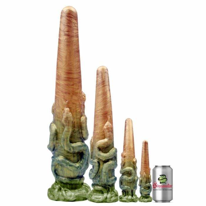Sinnovator Medusa's Mount Depth Training Platinum Silicone Dildo 6.7 Inches to 22 Inches (4 Sizes) | UberKinky